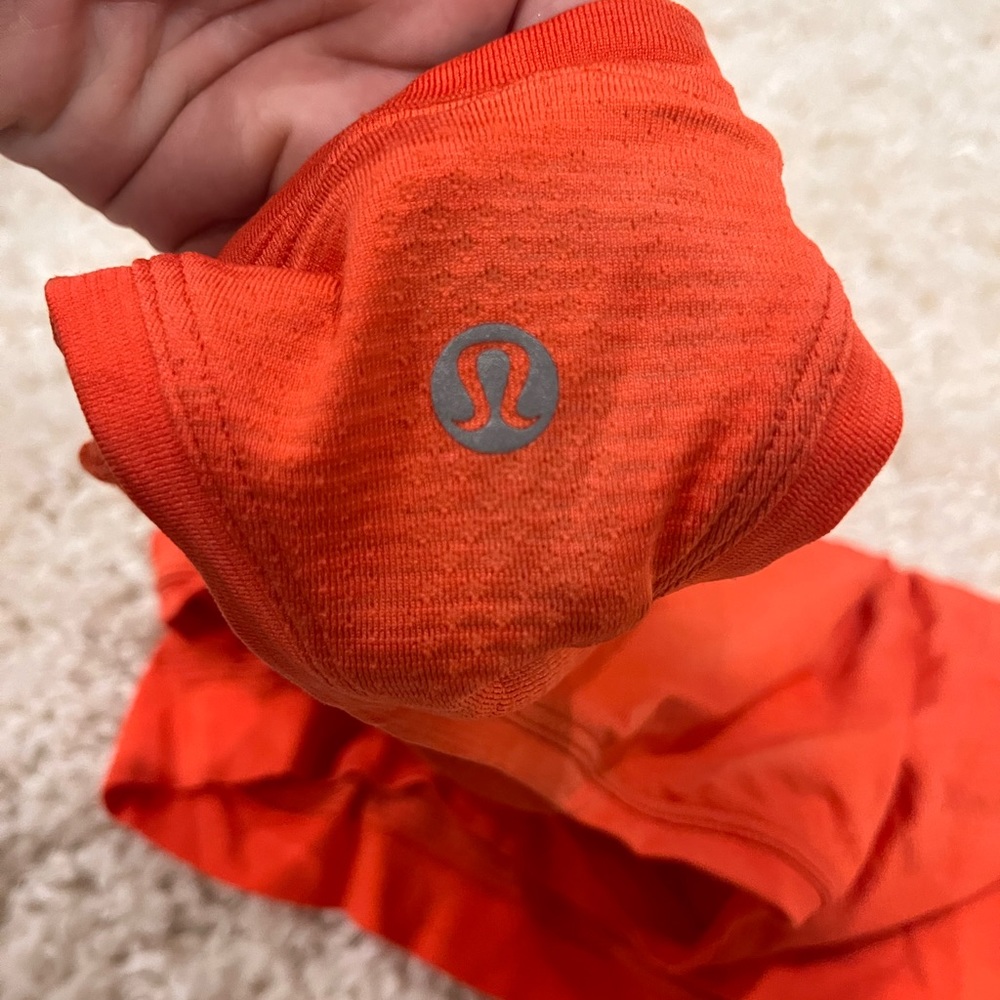 Orange/red lulu tank